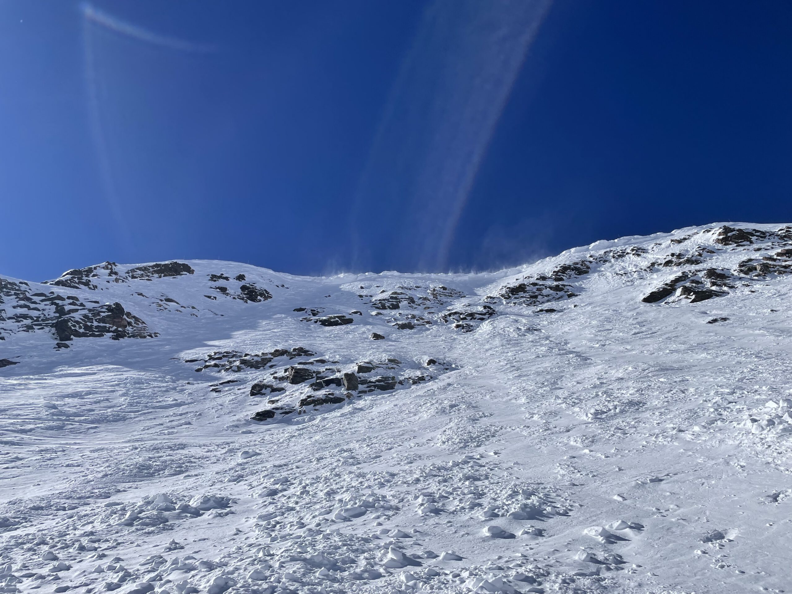 A view up the mountain.