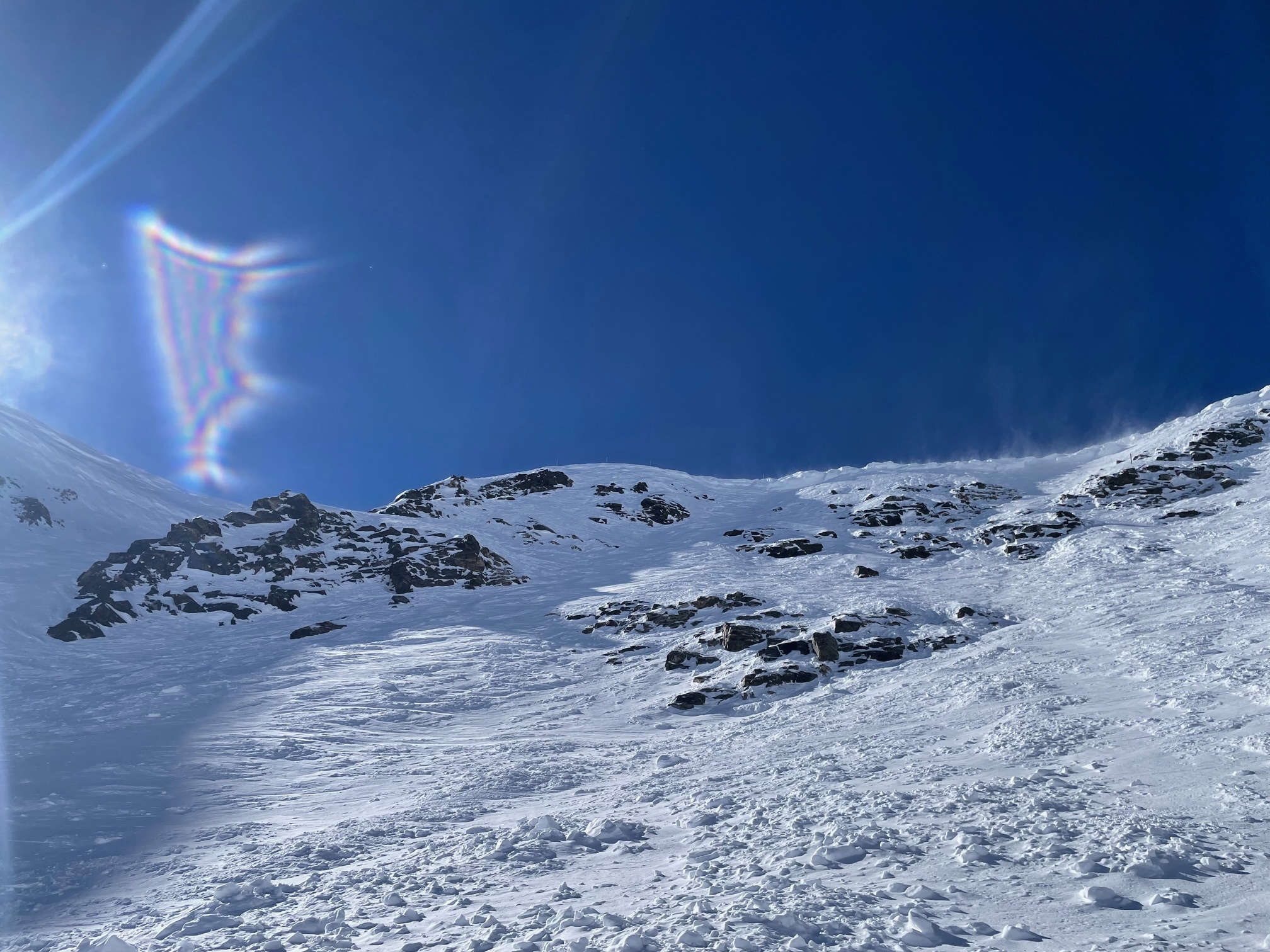 Angel wing cloud over the mountain.